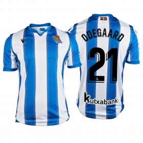 Tenue Real Sociedad Martin Odegaard 21 Domicile 2019-2020 Maillot de Foot